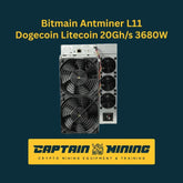 Bitmain Antminer L11 20Gh/s 3680W Dogecoin Litecoin Bells Miner